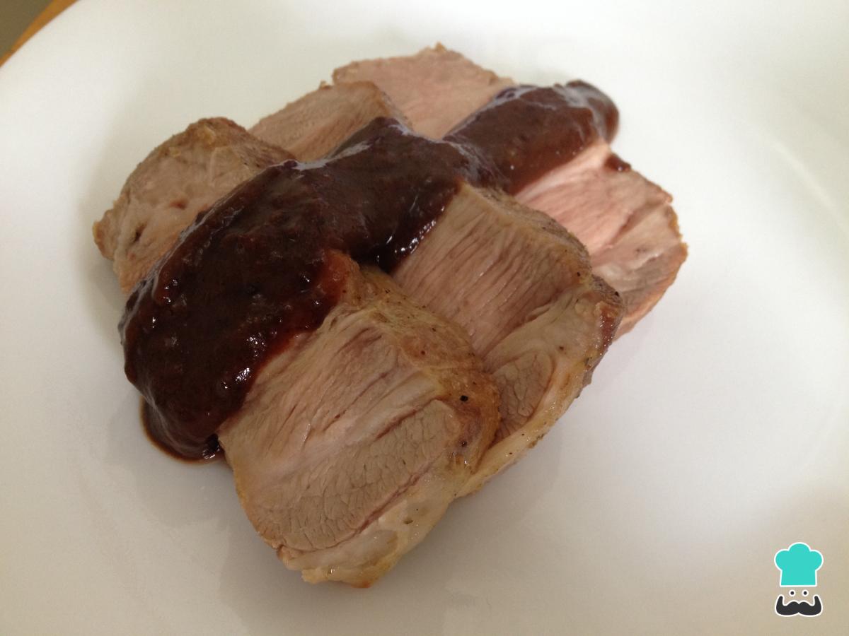 Receta de Bondiola de cerdo en salsa de ciruela