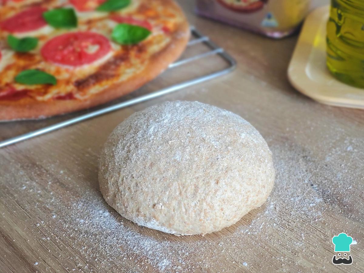 Receta de Masa de pizza integral