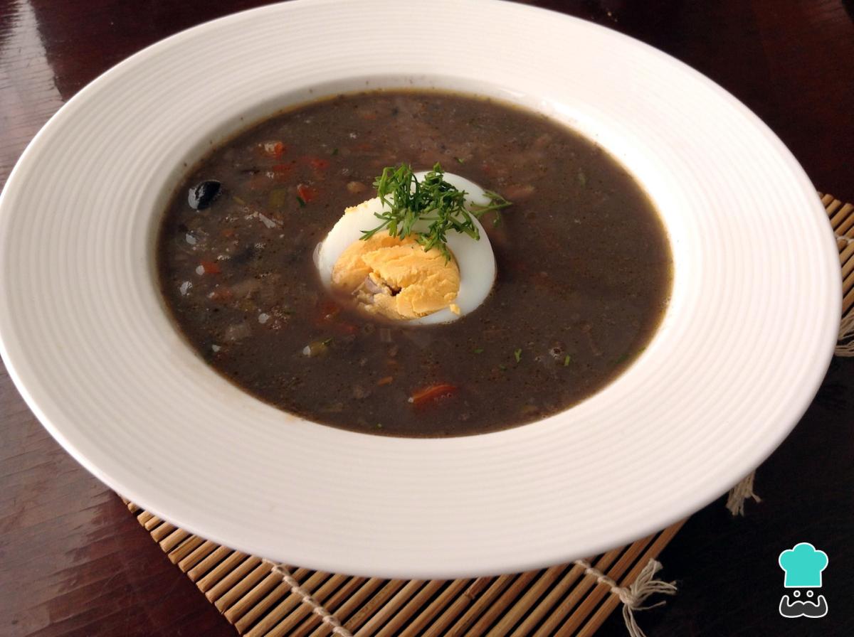 Receta de Sopa de frijoles nicaragüense
