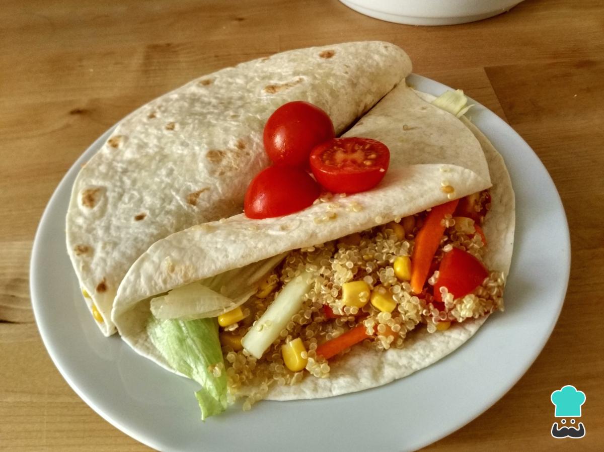 Receta de Tacos veganos de quinoa